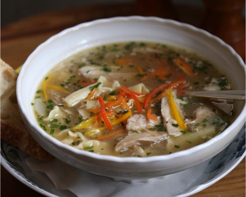 Old Fashioned Chicken Noodle Soup at Talula's Daily. 